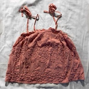 Floral flowy tank blouse